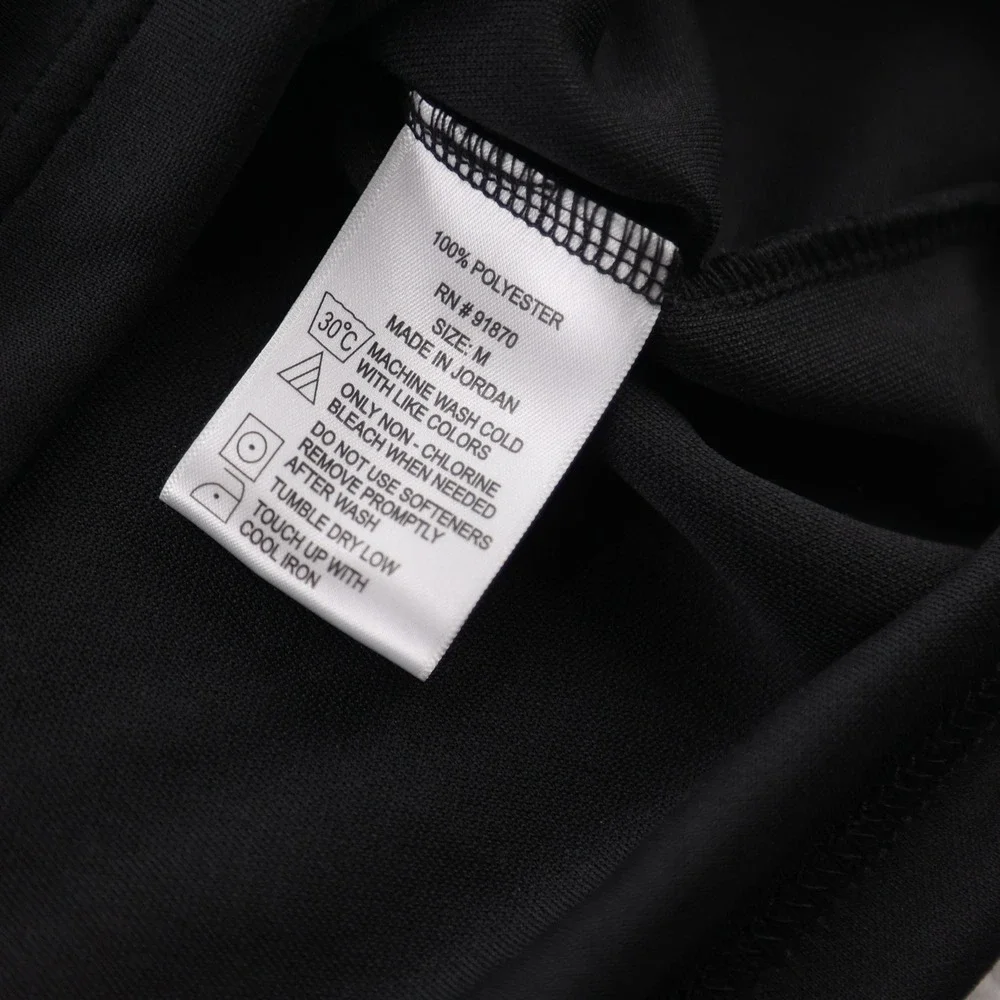 Pebble Beach Dry-Luxe Performance Mens Medium Black Gray 1/4 Zip‎ Golf Pullover